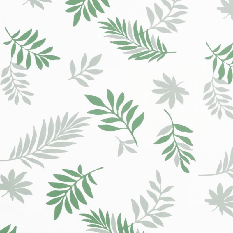Gartenbank-Auflage Blattmuster 200x50x7 cm Stoff