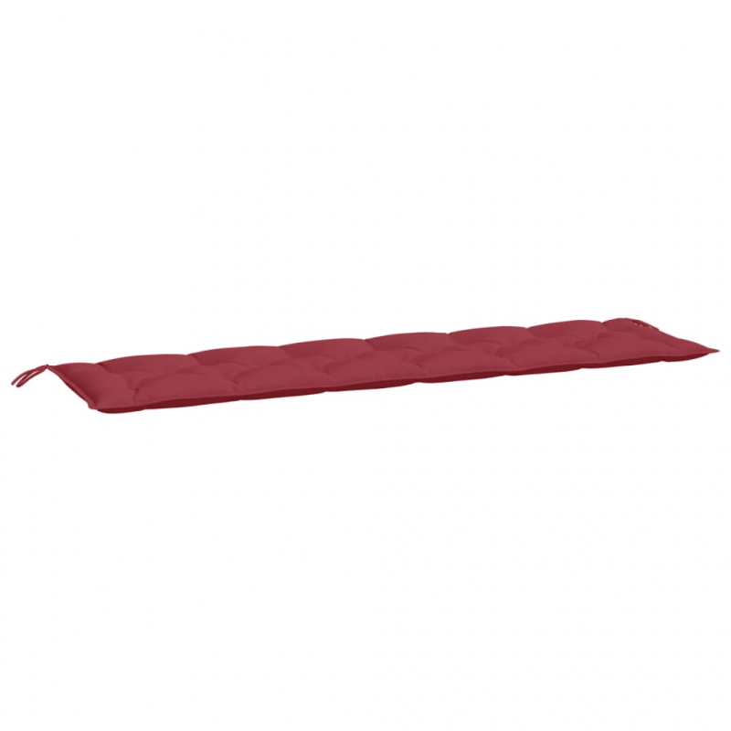 Gartenbank-Auflagen 2 Stk. Weinrot 200x50x7 cm Oxford-Gewebe
