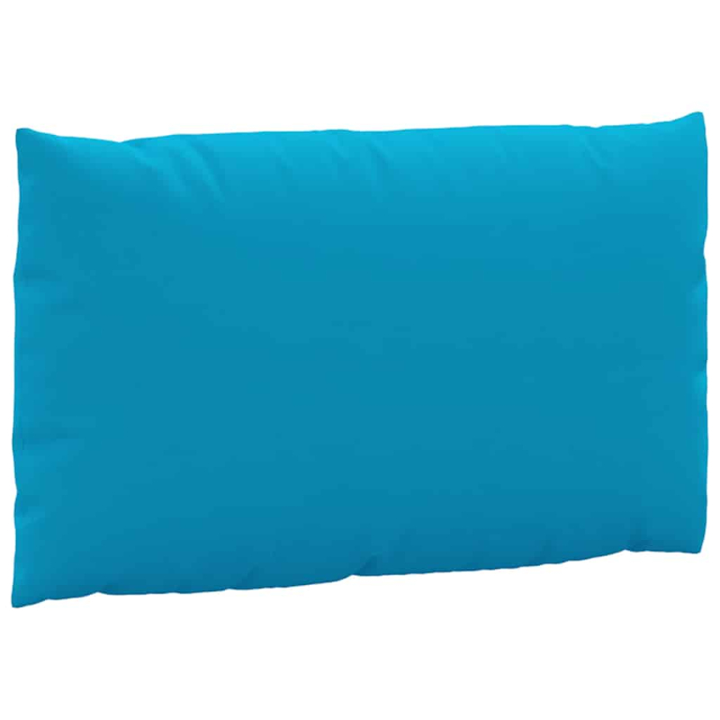 Palettenkissen 3-tlg. Hellblau Oxford-Gewebe