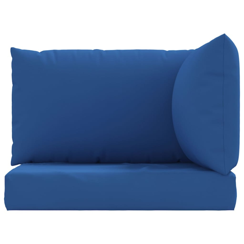 Palettenkissen 3-tlg. Blau Oxford-Gewebe