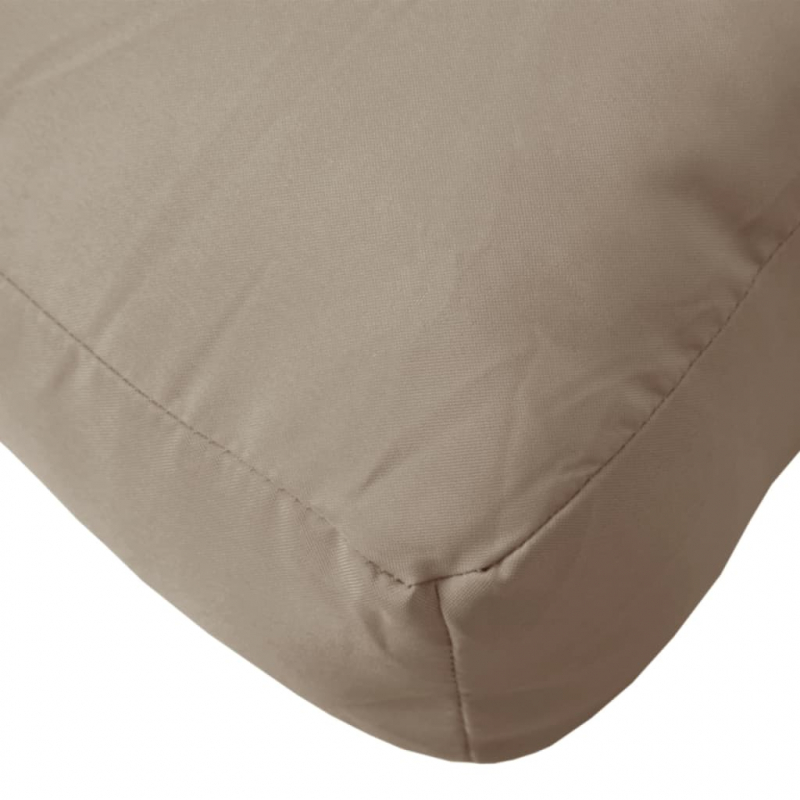 Palettenkissen Taupe 60x60x9,5 cm Oxford-Gewebe