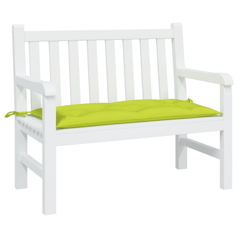 Gartenbank-Auflage Knallgrün 110x50x7 cm Oxford-Gewebe