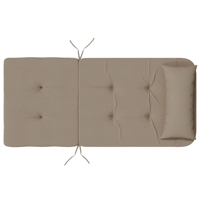 Adirondack-Auflagen 2 Stk. Taupe Oxford-Gewebe
