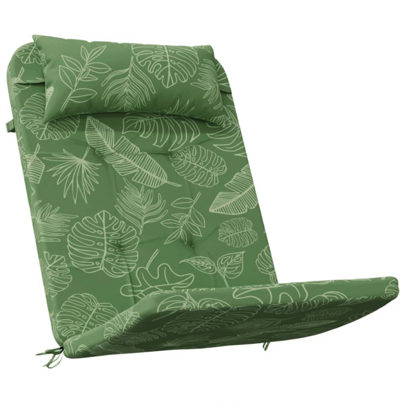 Adirondack-Auflagen 2 Stk. Blattmuster Oxford-Gewebe