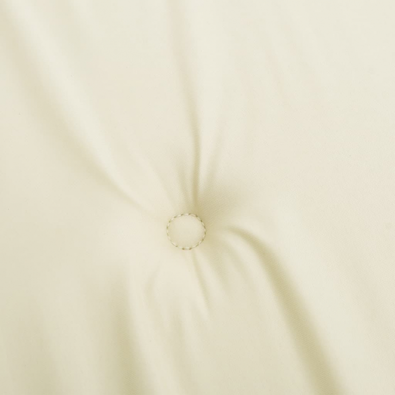Hochlehner-Auflagen 2 Stk. Creme Oxford-Gewebe