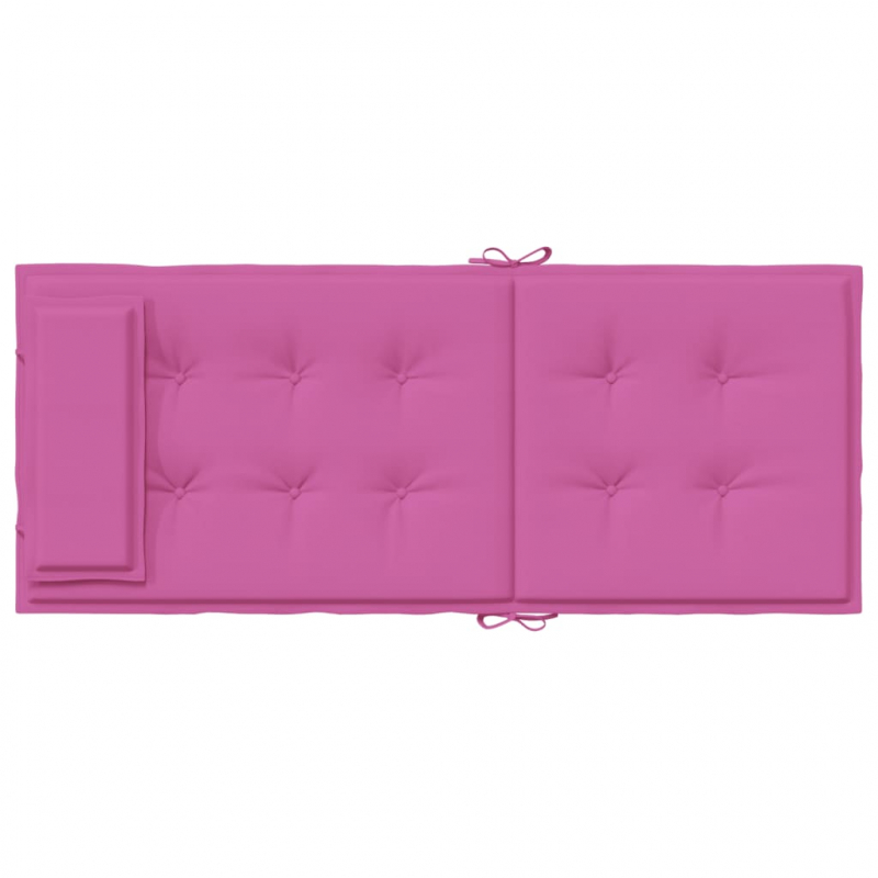 Hochlehner-Auflagen 2 Stk. Rosa Oxford-Gewebe