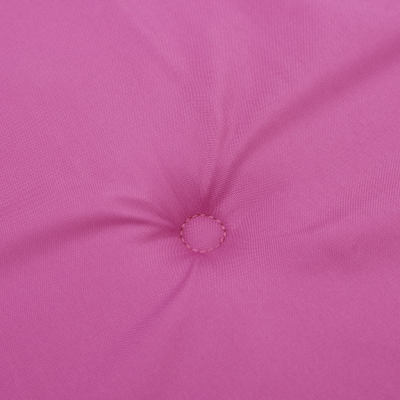 Hochlehner-Auflagen 4 Stk. Rosa Oxford-Gewebe