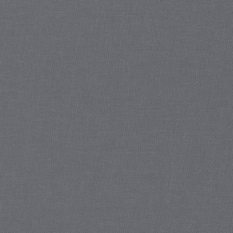 Relaxsessel mit Hocker Dunkelgrau Stoff