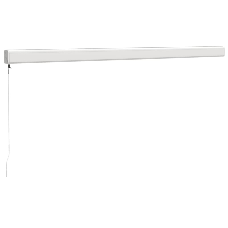 Markise Einziehbar Creme 4x3 m Stoff und Aluminium