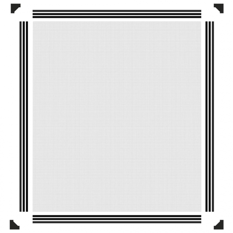 Magnet-Insektenschutz für Fenster Anthrazit 130x150 cm