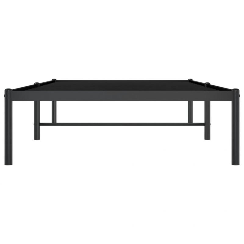 Bettgestell Metall Schwarz 90x190 cm