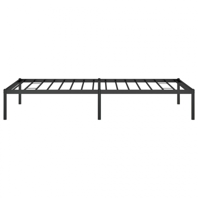 Bettgestell Metall Schwarz 90x190 cm