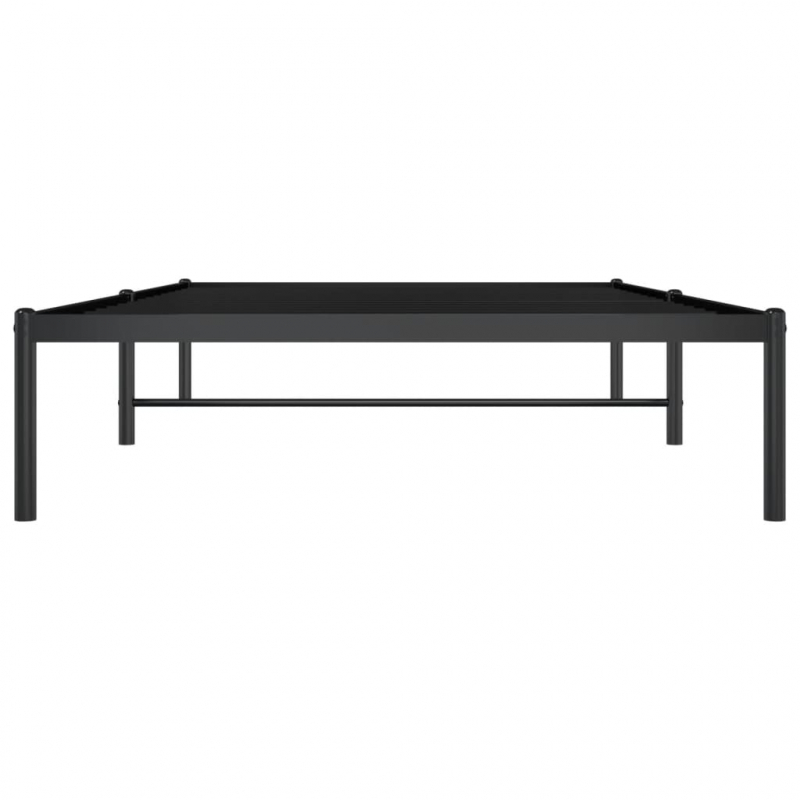 Bettgestell Metall Schwarz 107x203 cm
