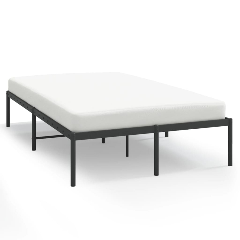 Bettgestell Metall Schwarz 120x190 cm