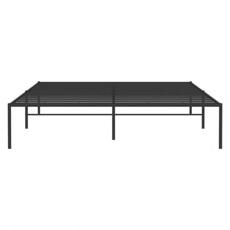 Bettgestell Metall Schwarz 140x190 cm