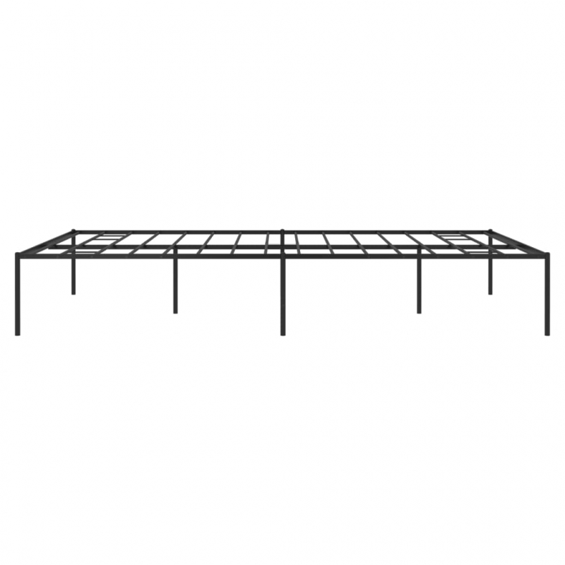 Bettgestell Metall Schwarz 150x200 cm