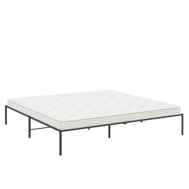 Bettgestell Metall Schwarz 180x200 cm