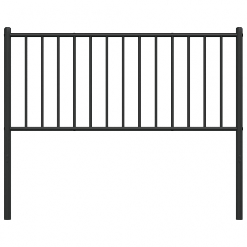 Kopfteil Metall Schwarz 75 cm