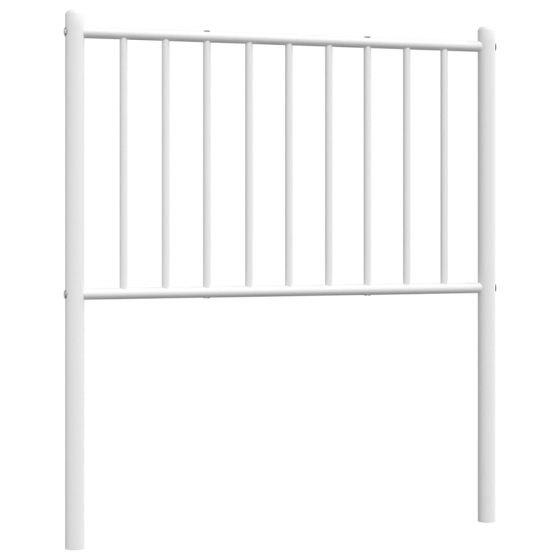 Kopfteil Metall Weiß 75 cm