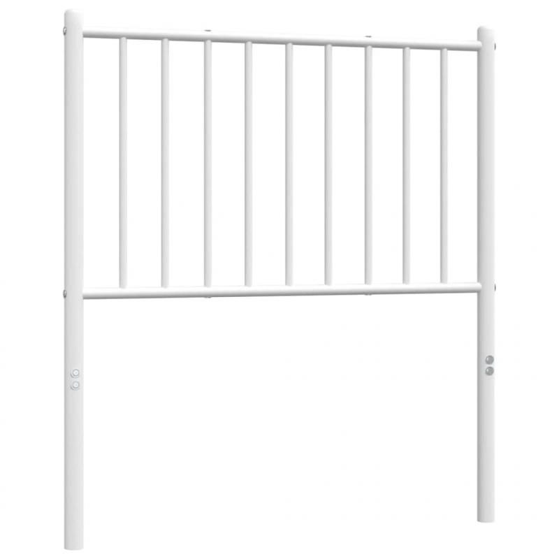 Kopfteil Metall Weiß 75 cm