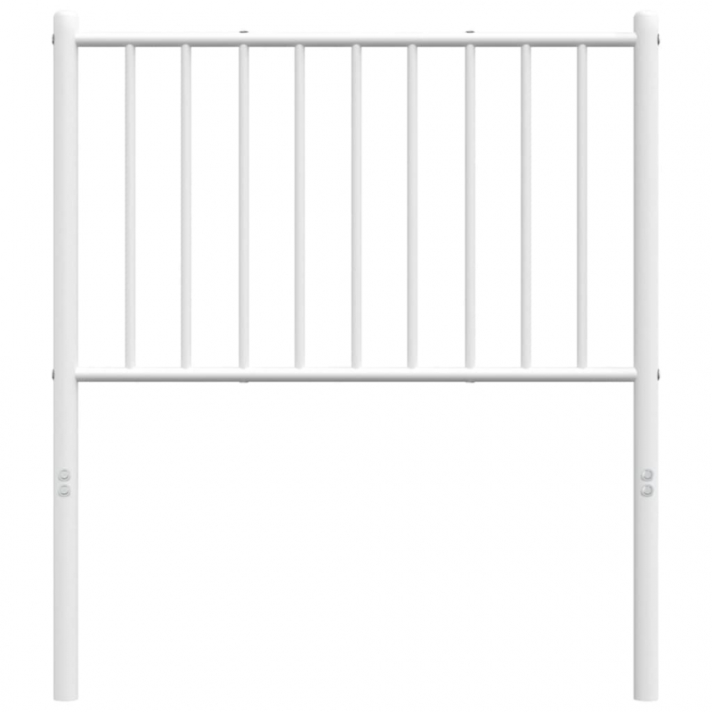 Kopfteil Metall Weiß 75 cm
