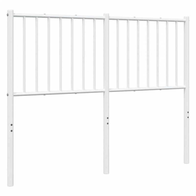 Kopfteil Metall Weiß 120 cm