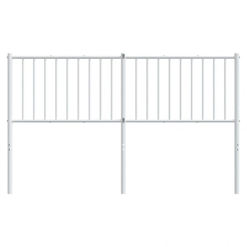 Kopfteil Metall Weiß 150 cm