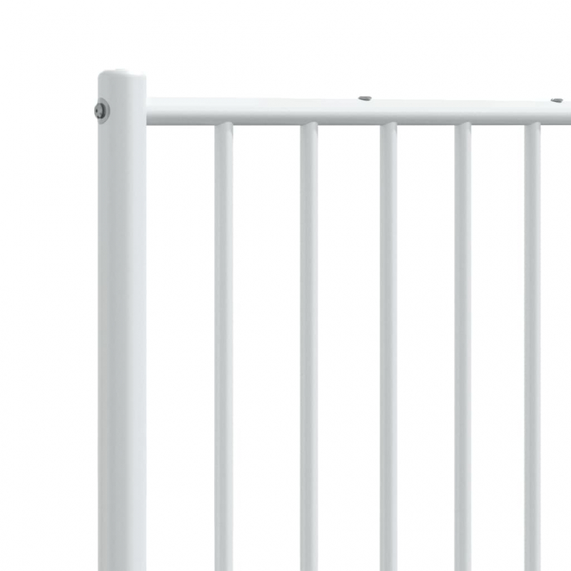 Kopfteil Metall Weiß 150 cm
