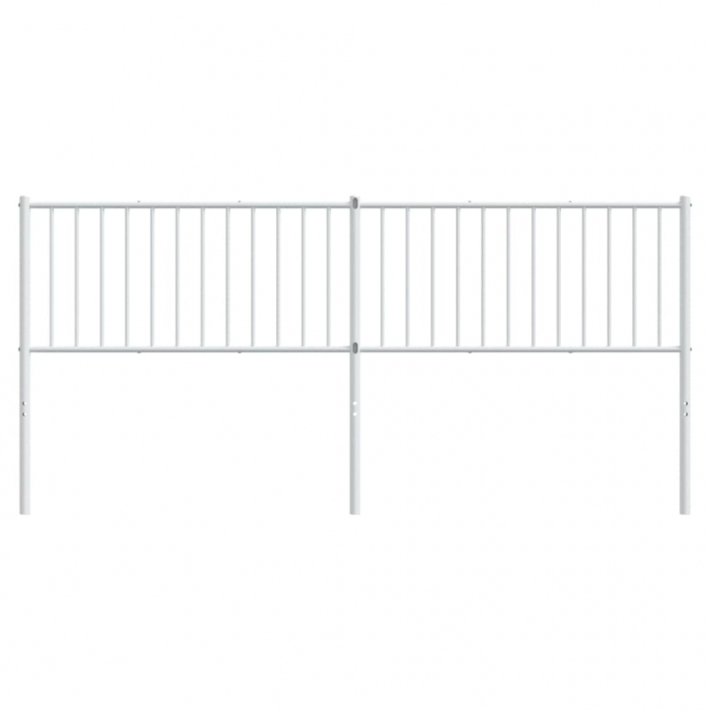 Kopfteil Metall Weiß 193 cm