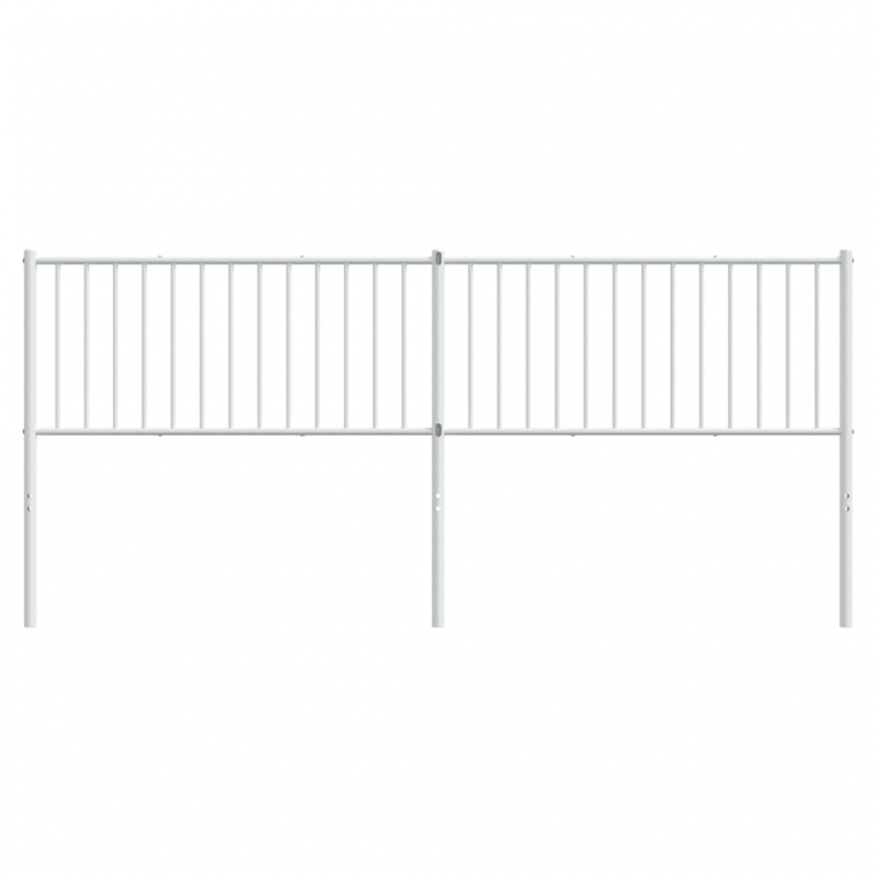 Kopfteil Metall Weiß 200 cm
