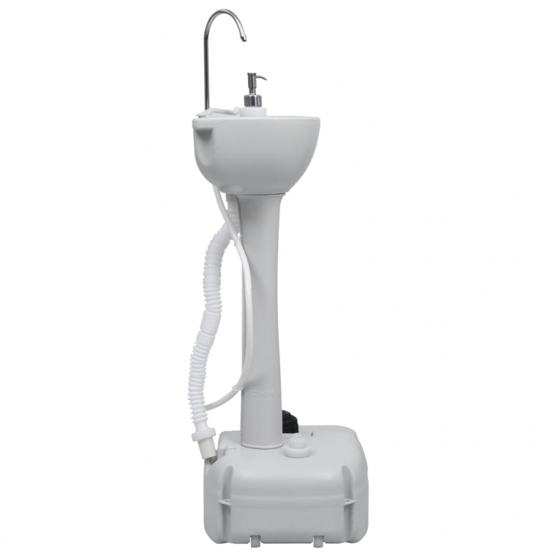 Tragbare Campingtoilette mit Waschbecken