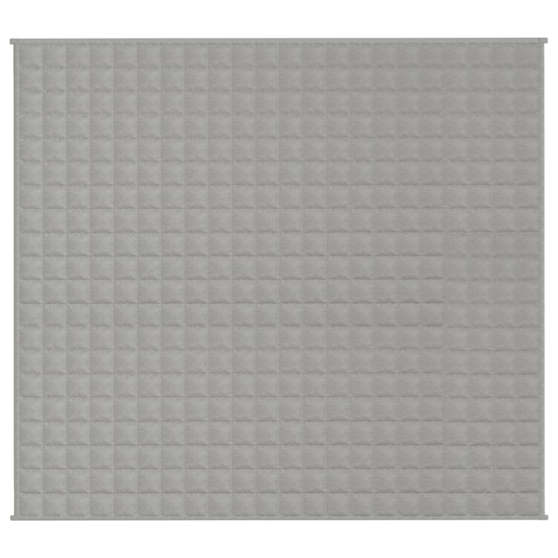 Gewichtsdecke Grau 200x230 cm 13 kg Stoff
