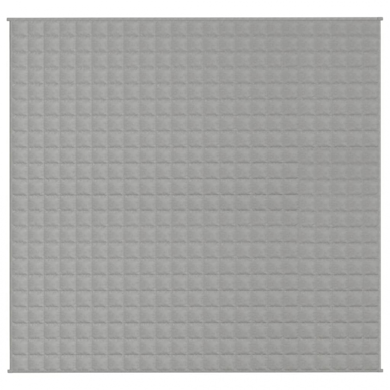 Gewichtsdecke Grau 220x240 cm 11 kg Stoff