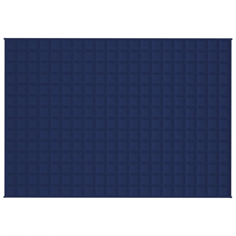 Gewichtsdecke Blau 137x200 cm 6 kg Stoff