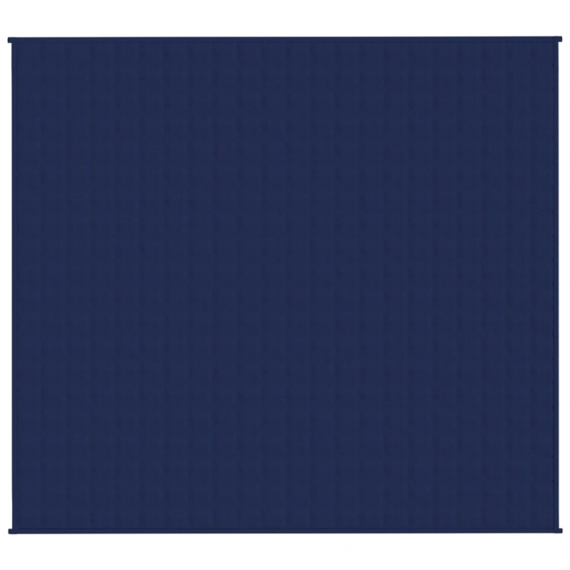 Gewichtsdecke Blau 200x220 cm 9 kg Stoff