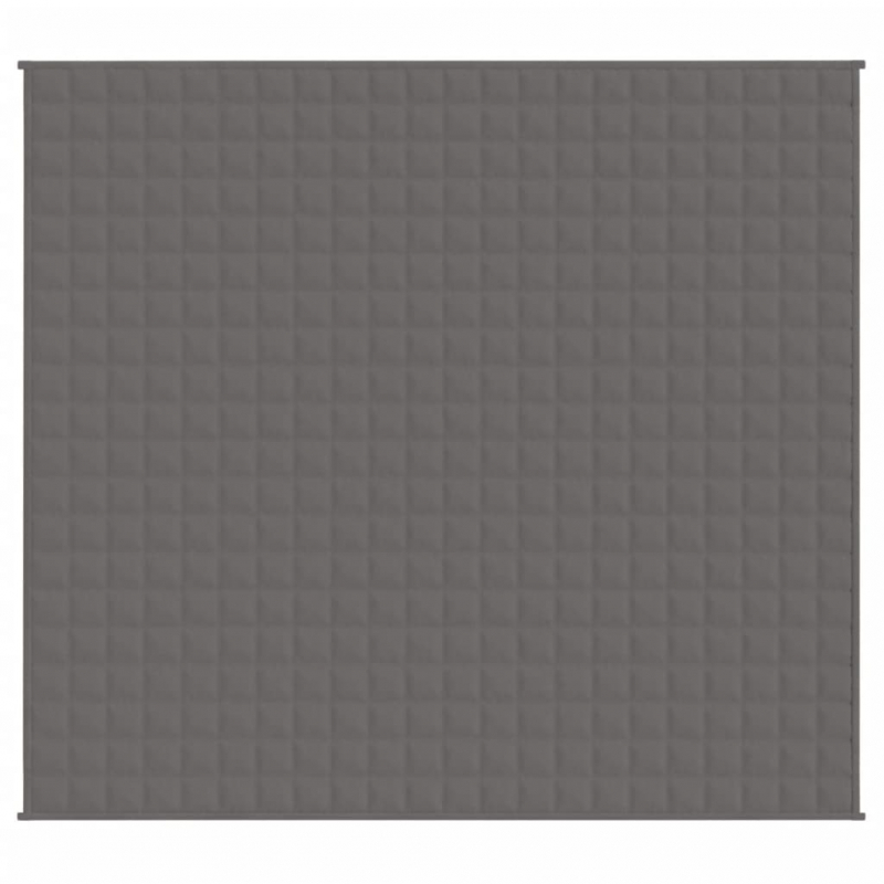 Gewichtsdecke Grau 200x220 cm 13 kg Stoff