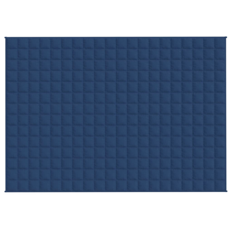 Gewichtsdecke Blau 137x200 cm 6 kg Stoff