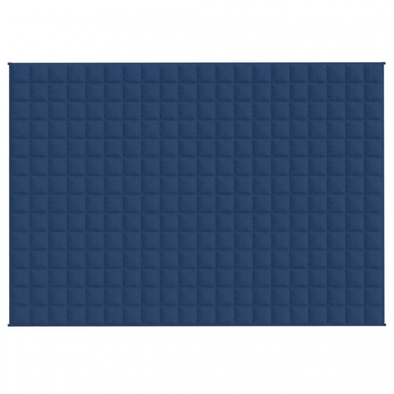 Gewichtsdecke Blau 140x200 cm 10 kg Stoff