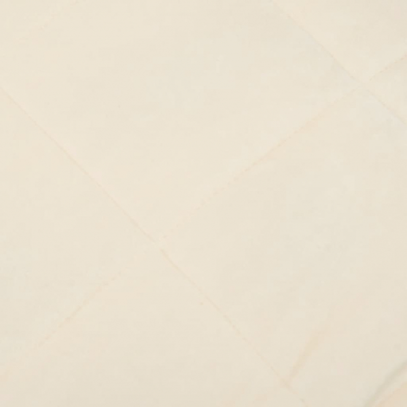 Gewichtsdecke Hellcreme 122x183 cm 5 kg Stoff