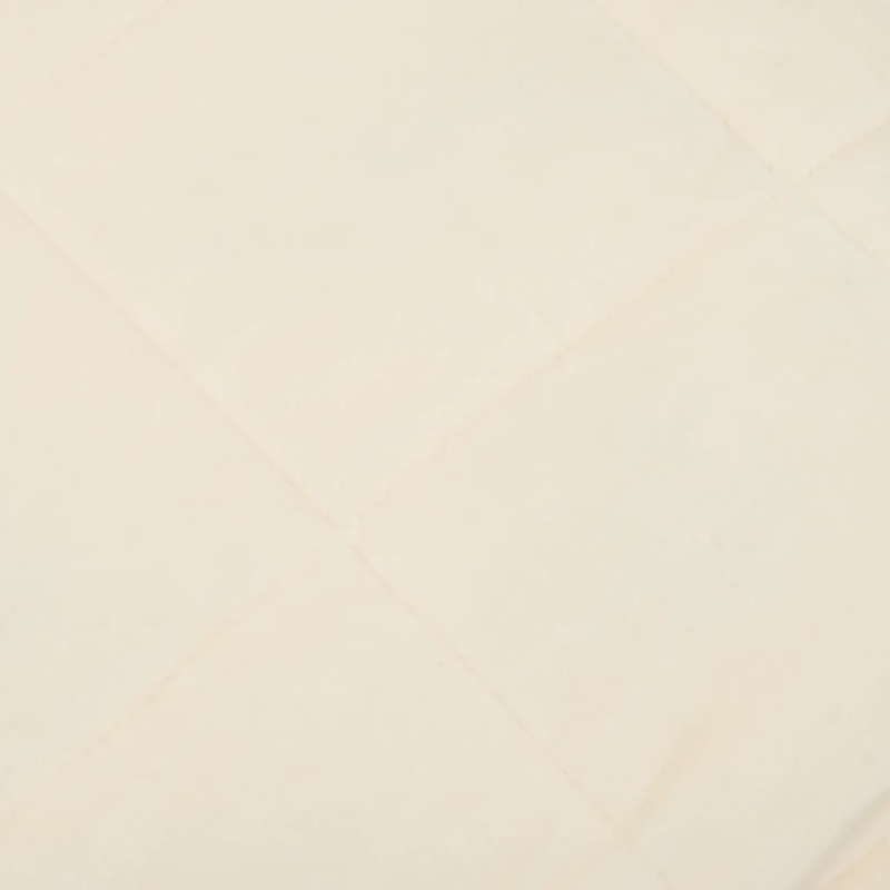 Gewichtsdecke Hellcreme 122x183 cm 9 kg Stoff
