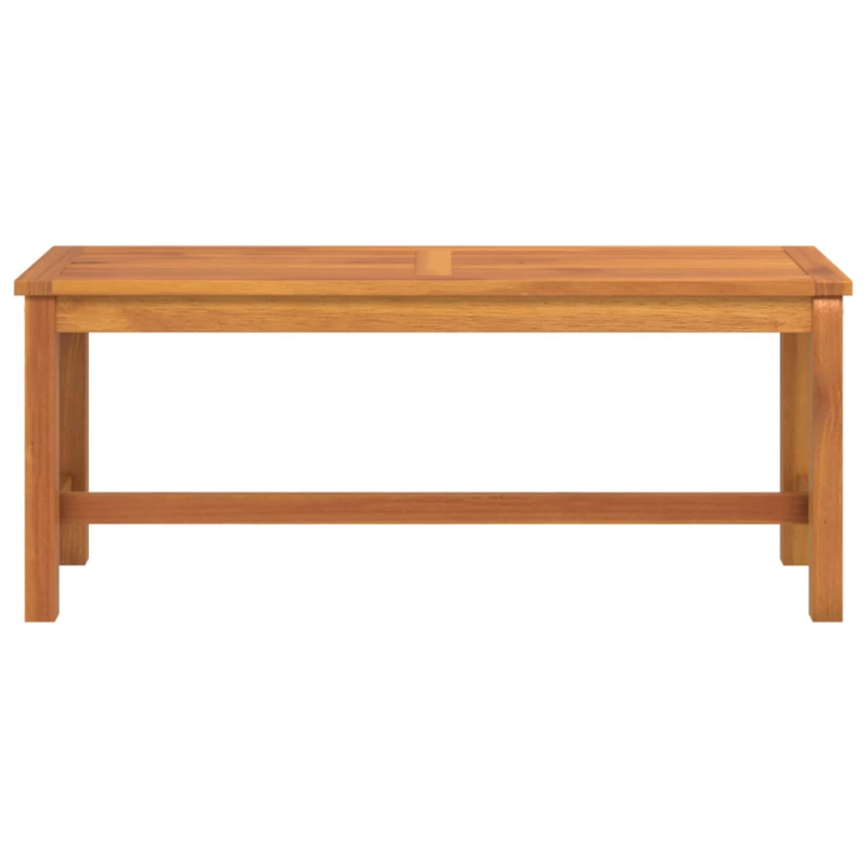 Gartenbank 110x35x45 cm Massivholz Akazie