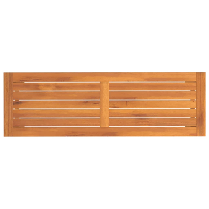 Gartenbank 110x35x45 cm Massivholz Akazie