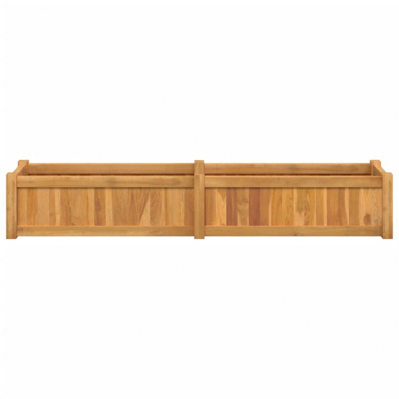 Hochbeet 150x30x25 cm Massivholz Teak