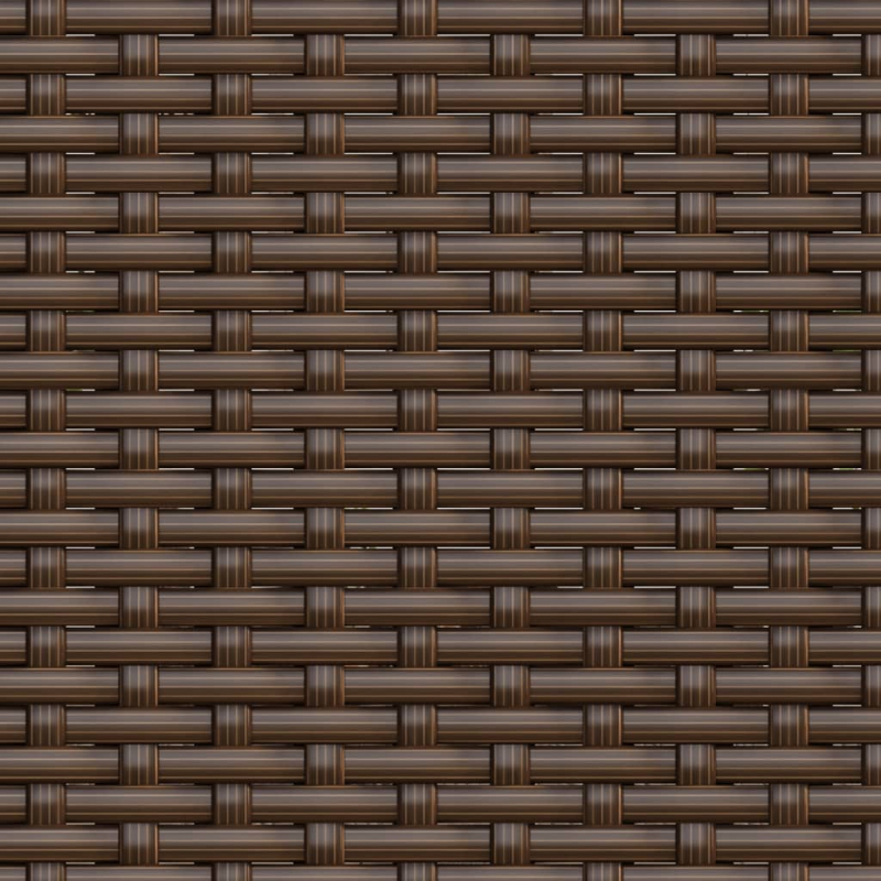 Gartensofa 3-Sitzer mit Kissen Braun Poly Rattan