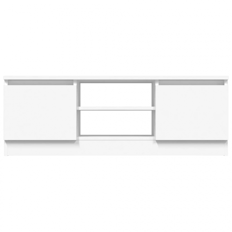 TV-Schrank mit Tür Weiß 102x30x36 cm