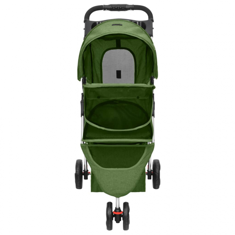 Hundewagen Faltbar Grün 80x46x98 cm Oxford-Gewebe