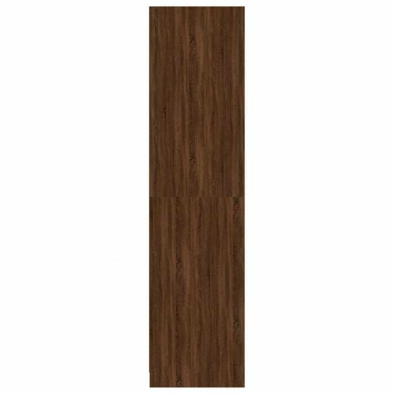 Kleiderschrank Braun Eiche-Optik 100x50x200 cm Holzwerkstoff
