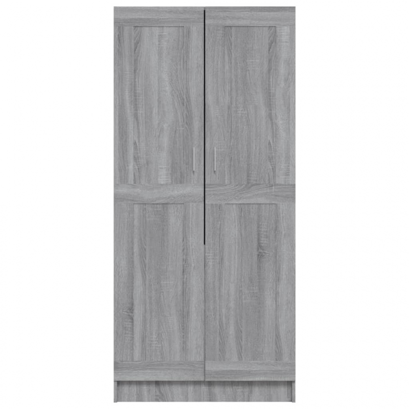 Kleiderschrank Grau Sonoma 82,5x51,5x180 cm Holzwerkstoff