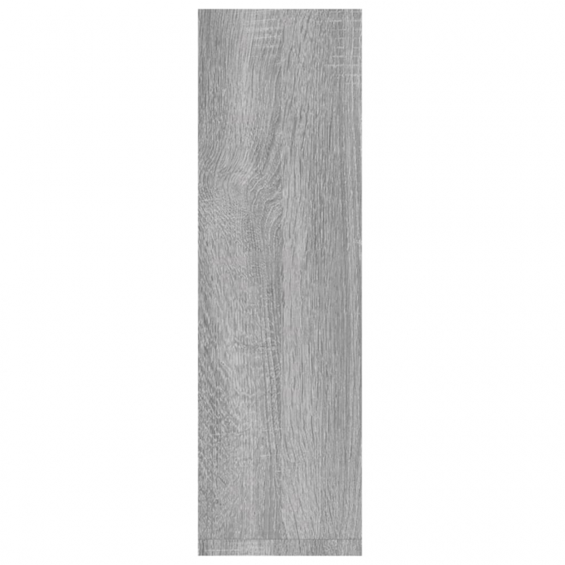 Wandregale 2 Stk. Grau Sonoma 50x15x50 cm Holzwerkstoff
