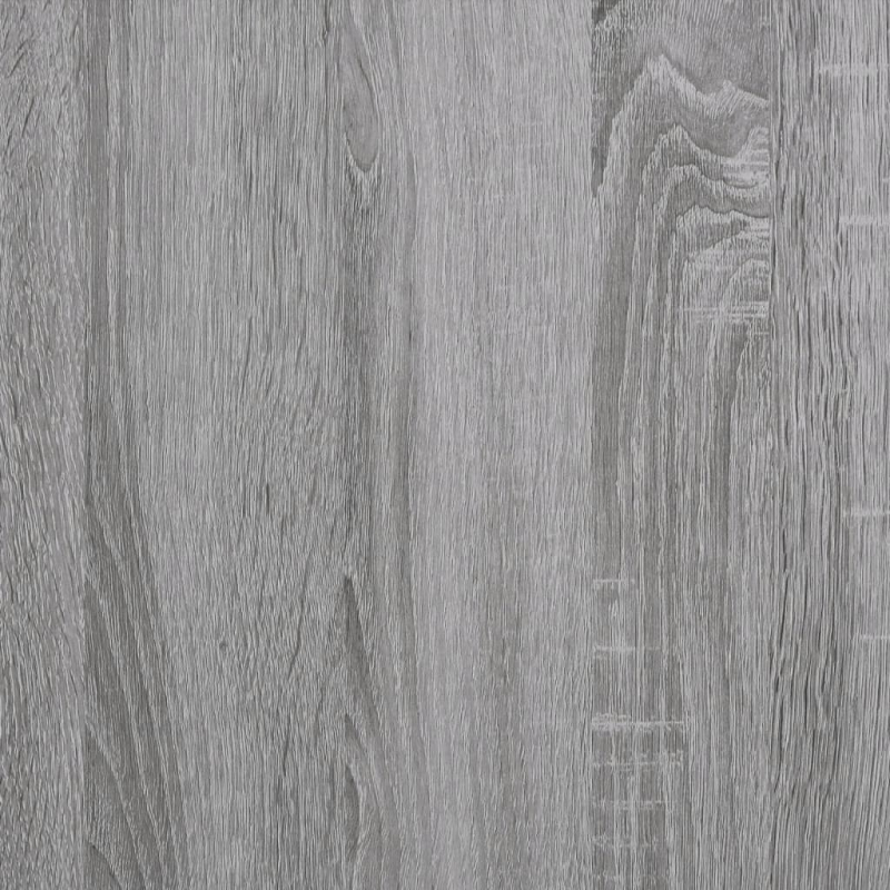 Wandregale 2 Stk. Grau Sonoma 50x15x50 cm Holzwerkstoff